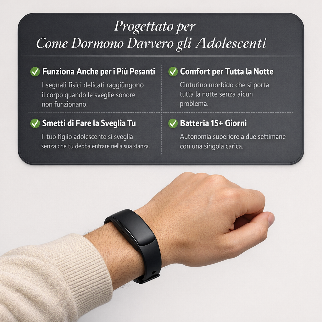 Braccialetto Sveglia Per Adolescenti