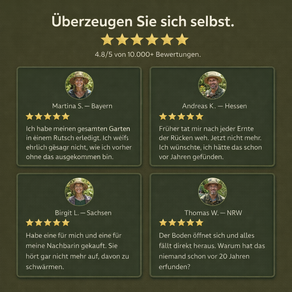Der Grange Carrier  Ergonomisches Ernte-System